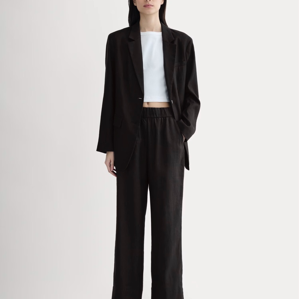 Everlane Black Linen Pants New with Tag, Sealed
